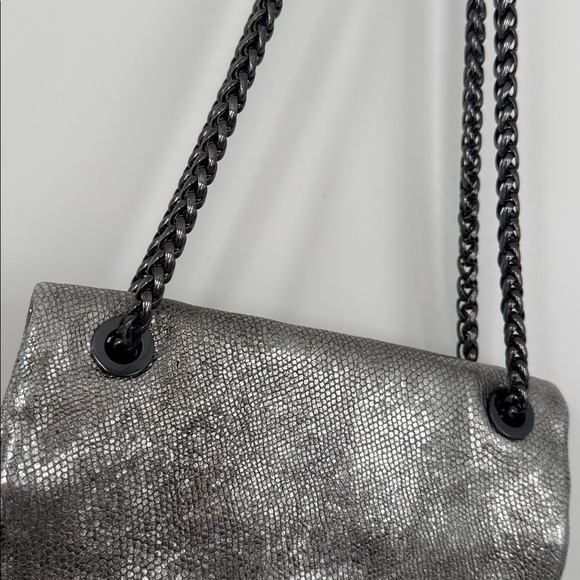 Elie Tahari Adjustable Metallic Bag - Picture 5 of 7